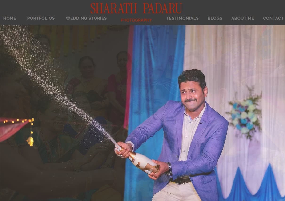 Sharath Padaru website preview